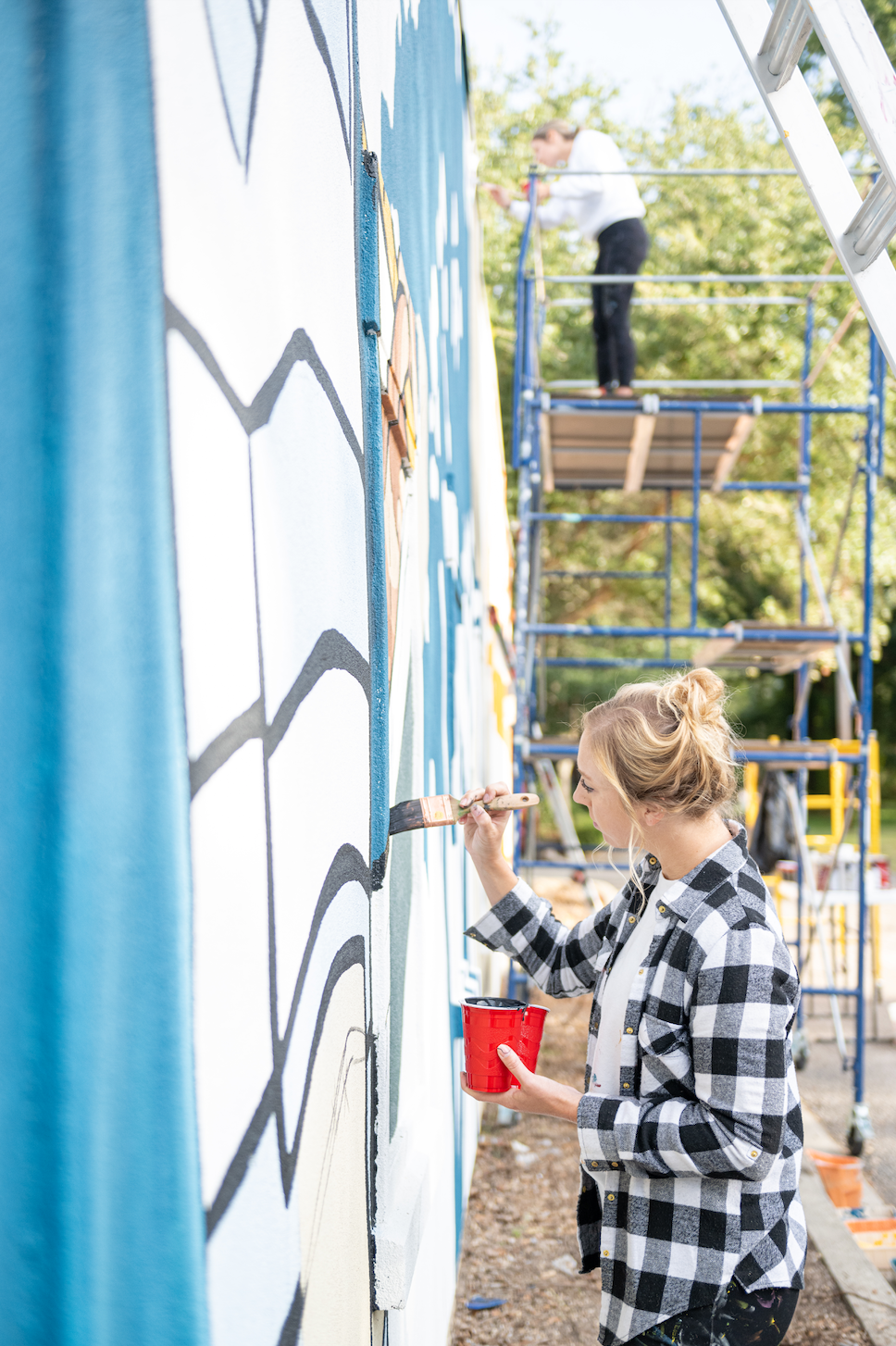 Girls Who Paint Murals 3